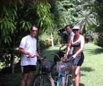 Doug, Greg and I on an exploration bike ride.  Cruiser bicycles cost $1 an hour to rent, mountain bikes cost $2 an hour.