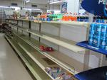 The shelves of supermarkets have been virtually empty since the Americans left Panama in 1999.