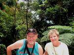 Stan and Joanne in the rainforest.