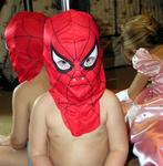 Brother Tanner is spiderman!