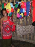 Look at all the colorful Swazi clothing.