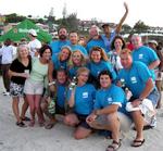 Team "BVI YC1" with friends and family.