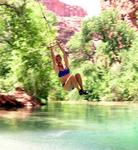 It's a natural playground at the Havasupai Indian Reservation.