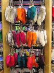 In Mercer, you can still buy the "lucky rabbit foot key-chain" in a wide-assortment of disgusting colors.