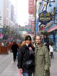 Cherie and Scott (friends since age 16) in Shanghai, China.
