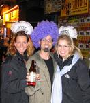 Cherie, Scott and Margaret celebrate the 2005 New Year in Hong Kong.