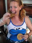 The cookie monster needs a snack.