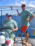 Mark and Phil, the co-captains of team "HiHo / BVI Yacht Charters".