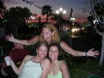Cherie, Jean and Diane during sunset in St. Maarten. *Photo by Hilda
