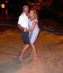 Cherie and Mark dancing on the beach.