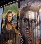 Mona Lisa and Elvis.  I bet they never dreamed they'd hang out in Key West together.