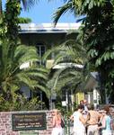 Tourists line up to see Ernest Hemmingway's house.