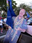 Even though he passed away, Mel Fisher never misses a good parade.