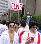 Elvis, and all his personalities, showed up to run (and sing!)