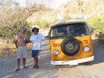 Kevin and Rob with the VW off-roading Bus.