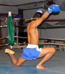 Then the Thai boxers stretch.