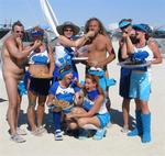 This year we had 14 fuzzy blue friends in Camp Cookie Monster.  We gave away 18 tons of cookies (or was it 18 cases?)  