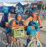 Jean and Cherie go on Burning Man's most critical bike ride.