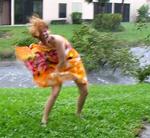 Cherie's Florida vacation gone wrong.  Cherie weathers Hurricane Wilma in Broward County, Florida.