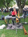 Music in the park--Aussie-style.