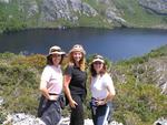 Cherie, Hilda and Diane at Cradle Mountain.