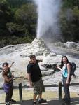 This geyser erupts daily.