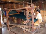 The Intha people are famous for weaving cloth.