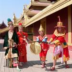 We became a part of history dressed in traditional clothing at the Mya Nan San Kyaw Golden Palace, near Mandalay, Myanmar.