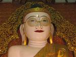 A townsman gave the Buddha his first pair of glasses in the Konbaung era.