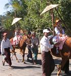 The Myanmar "little prince" parade.