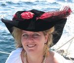 Pirate Anne always has a new feather in her hat.
