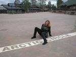 Cherie crosses the Arctic Circle one last time!