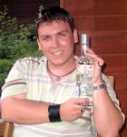 Brad with his Finlandia Vodka.