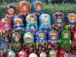 We aren't in Russia, but we still find Russian dolls on almost every street corner.