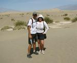Cherie & Greg by the Mesquite Flat Dunes.