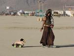 Pets are not allowed at Burning Man.