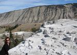 Although most of Yellowstone National Park is above 7500-ft, this isn't snow!
