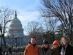 Greg, Cherie, Lisa & Jean with the Capitol.
