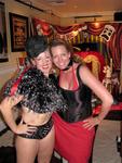 Cherie with Tatah Dujour, the queen of Key West Burlesque.
