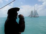 Grog and tallships in the seas near Key West. (That's Captian Bloody Spike Pierce.)