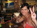 Our second drink is one of my favorite's in Key West--the Key Lime Martini at Alonzo's (if you go between 4 and 6:30, it's half price.)