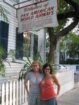 Cherie and Karem at Kelly's--also the birthplace of America's first International Flight from Key West to Cuba.